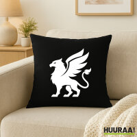 Kissen Greif Silhouette 40x40cm