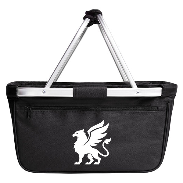 Einkaufskorb faltbar Greif Silhouette 20 Liter Tragekorb Black