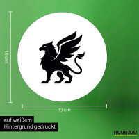 Aufkleber Greif Silhouette 10cm Sticker