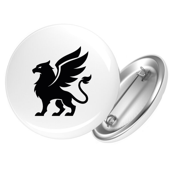 Button Greif Silhouette