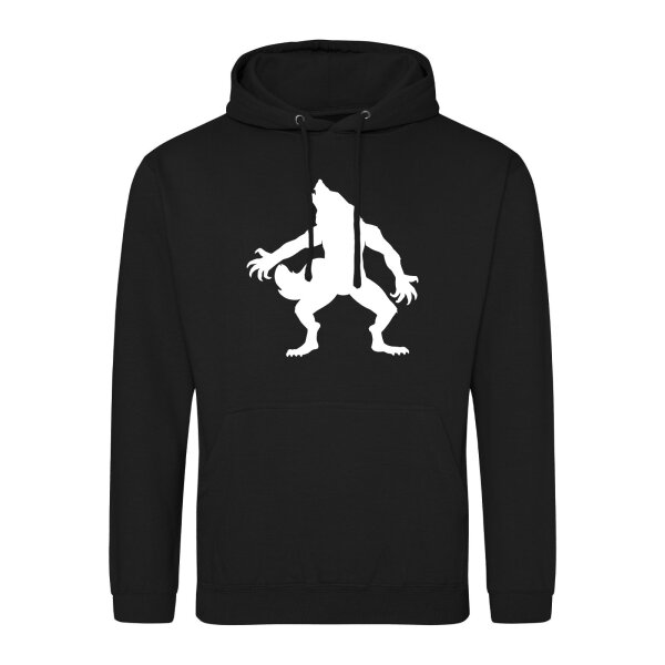 Unisex Hoodie Werwolf Silhouette Größe S-3XL