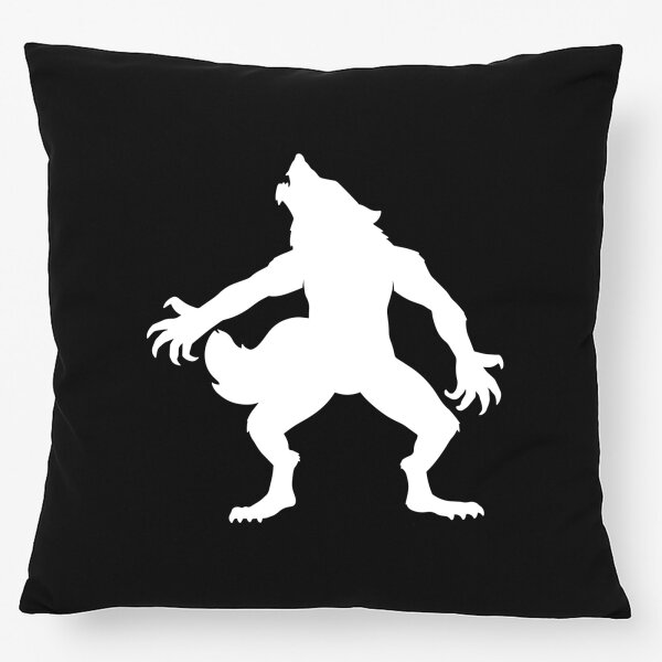 Kissen Werwolf Silhouette 40x40cm
