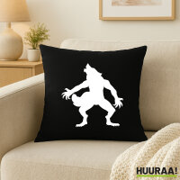 Kissen Werwolf Silhouette 40x40cm