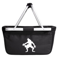 Einkaufskorb faltbar Werwolf Silhouette 20 Liter...