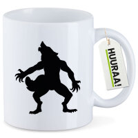 Kaffeetasse Werwolf Silhouette 330ml