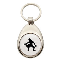 Schlüsselanhänger Werwolf Silhouette