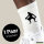 Socken Werwolf Silhouette Größe 37/46 White Motiv Tennissocken