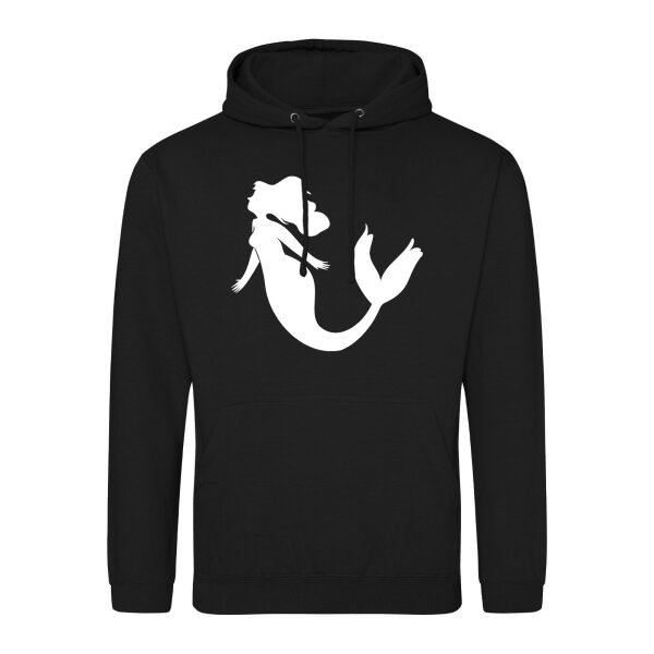 Unisex Hoodie Meerjungfrau Silhouette Größe S-3XL