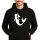 Unisex Hoodie Meerjungfrau Silhouette Größe S-3XL
