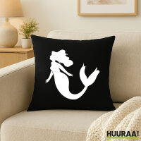 Kissen Meerjungfrau Silhouette 40x40cm