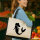 Jutetasche Meerjungfrau Silhouette 21 Liter Black