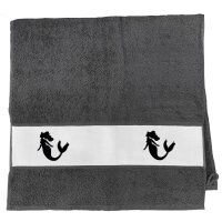 Handtuch Meerjungfrau Silhouette 50x100cm