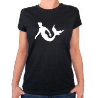 Damen T-Shirt Meermann Silhouette Größe XS-XXL