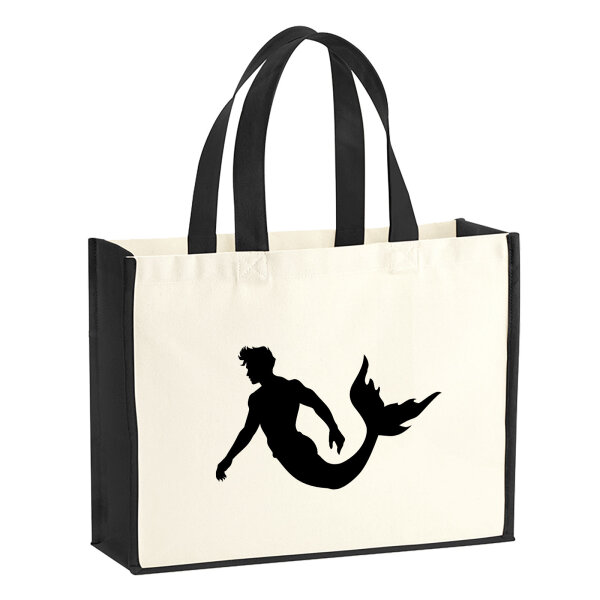 Jutetasche Meermann Silhouette 21 Liter Black