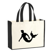 Jutetasche Meermann Silhouette 21 Liter Black