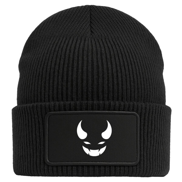 Beanie Teufel Devil Black Mütze