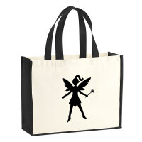 Jutetasche Fee Fairy 21 Liter Black