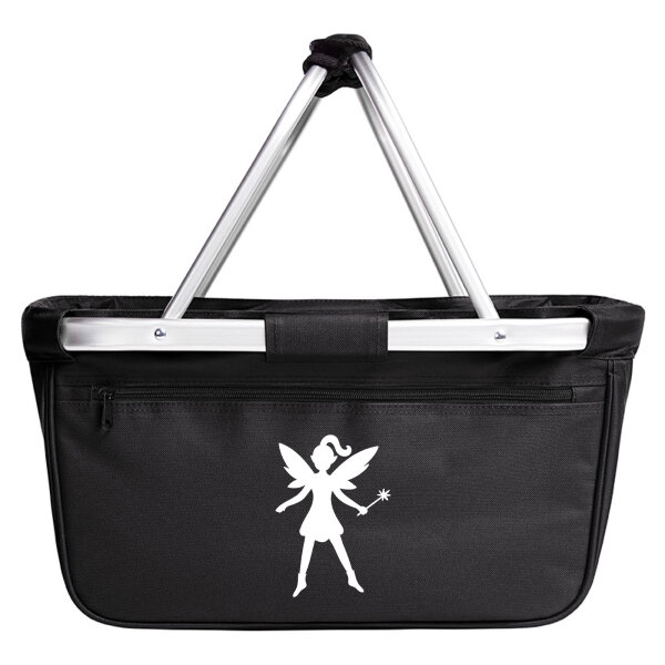 Einkaufskorb faltbar Fee Fairy 20 Liter Tragekorb Black