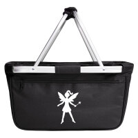Einkaufskorb faltbar Fee Fairy 20 Liter Tragekorb Black