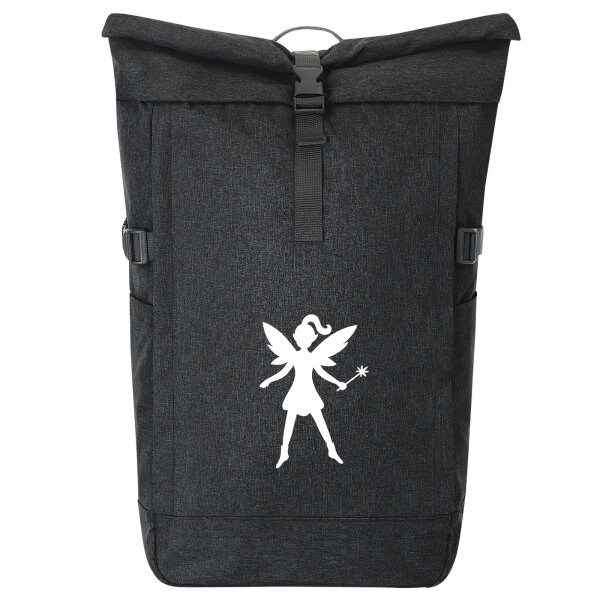 Kurierrucksack Fee Fairy 30-44 Liter Black Melange