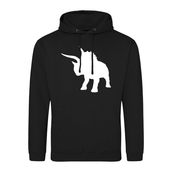 Unisex Hoodie Triceratops Dinosaurier Größe S-3XL