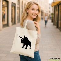 Jutebeutel Triceratops Dinosaurier 10 Liter