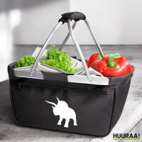 Einkaufskorb faltbar Triceratops Dinosaurier 20 Liter...