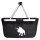 Einkaufskorb faltbar Triceratops Dinosaurier 20 Liter Tragekorb Black
