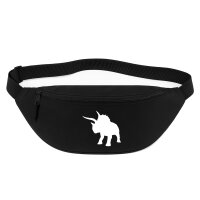 Bauchtasche Triceratops Dinosaurier 2,5 Liter Black