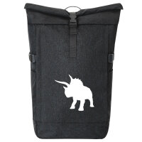 Kurierrucksack Triceratops Dinosaurier 30-44 Liter Black...