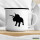 Emaille Tasse Triceratops Dinosaurier 300ml Vintage Emaille Becher