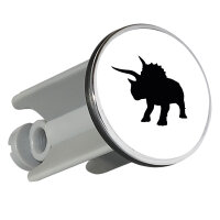 Waschbeckenstöpsel Triceratops Dinosaurier 4cm...
