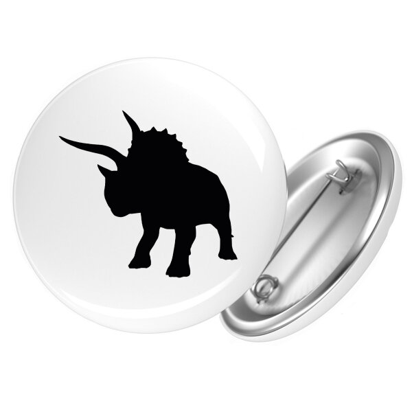 Button Triceratops Dinosaurier