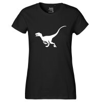 Damen T-Shirt Velociraptor Dinosaurier Größe...