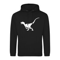 Unisex Hoodie Velociraptor Dinosaurier Größe...