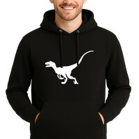 Unisex Hoodie Velociraptor Dinosaurier Größe...