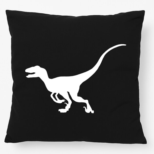 Kissen Velociraptor Dinosaurier 40x40cm