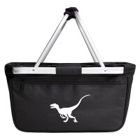 Einkaufskorb faltbar Velociraptor Dinosaurier 20 Liter...