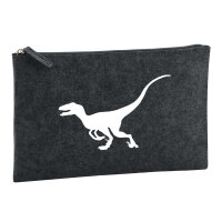 Kulturbeutel Velociraptor Dinosaurier 1 Liter Filz...
