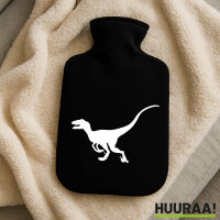 Wärmflasche Velociraptor Dinosaurier