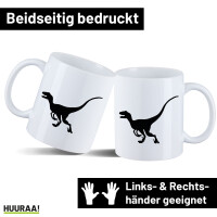 Kaffeetasse Velociraptor Dinosaurier 330ml