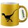 Glitzertasse Velociraptor Dinosaurier 330ml
