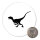 Magnet Velociraptor Dinosaurier 59mm Kühlschrankmagnet Flaschenöffner