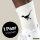 Socken Velociraptor Dinosaurier Größe 37/46 White Motiv Tennissocken