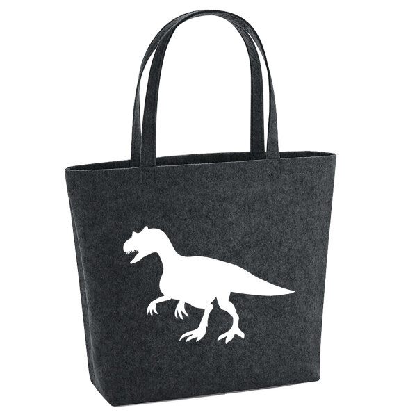 Filzshopper Allosaurus Dinosaurier 22 Liter Filztasche