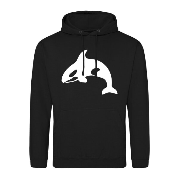 Unisex Hoodie Orka Killerwal Größe S-3XL