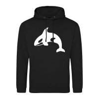 Unisex Hoodie Orka Killerwal Größe S-3XL