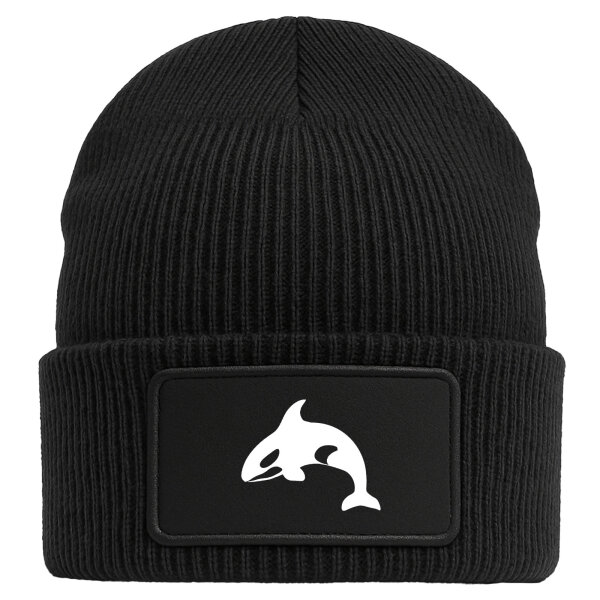 Beanie Orka Killerwal Black Mütze