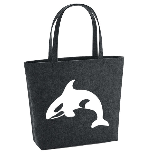 Filzshopper Orka Killerwal 22 Liter Filztasche