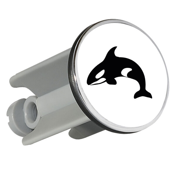 Waschbeckenstöpsel Orka Killerwal 4cm Abflussstopfen